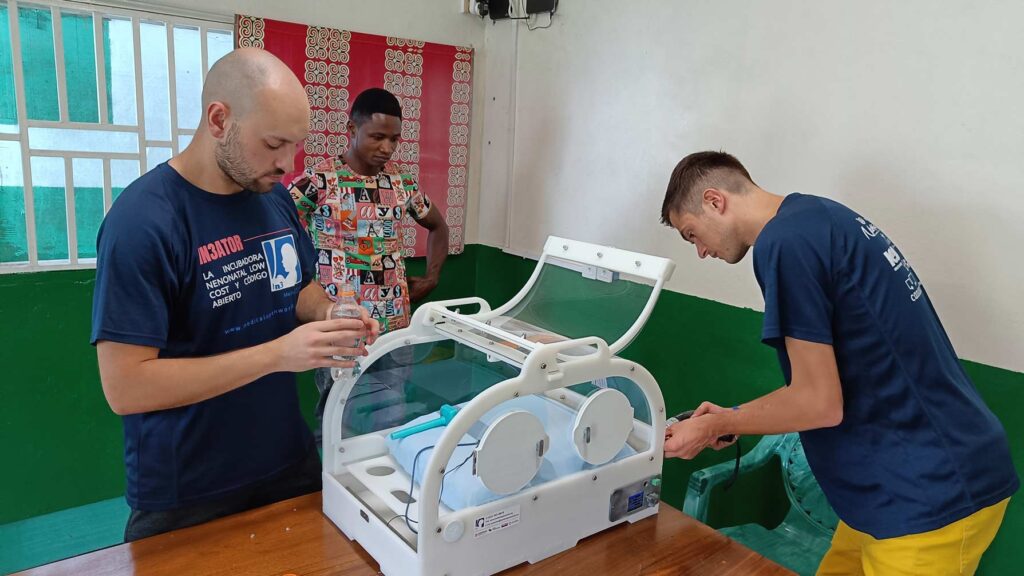 montando la incubadora